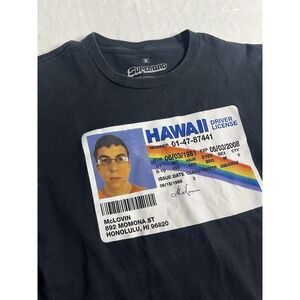 Ripple Junction Superbad McLovin Black Graphic Crew Neck Short Sleeve T-Shirt M